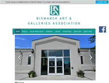 Tablet Screenshot of bismarck-art.org